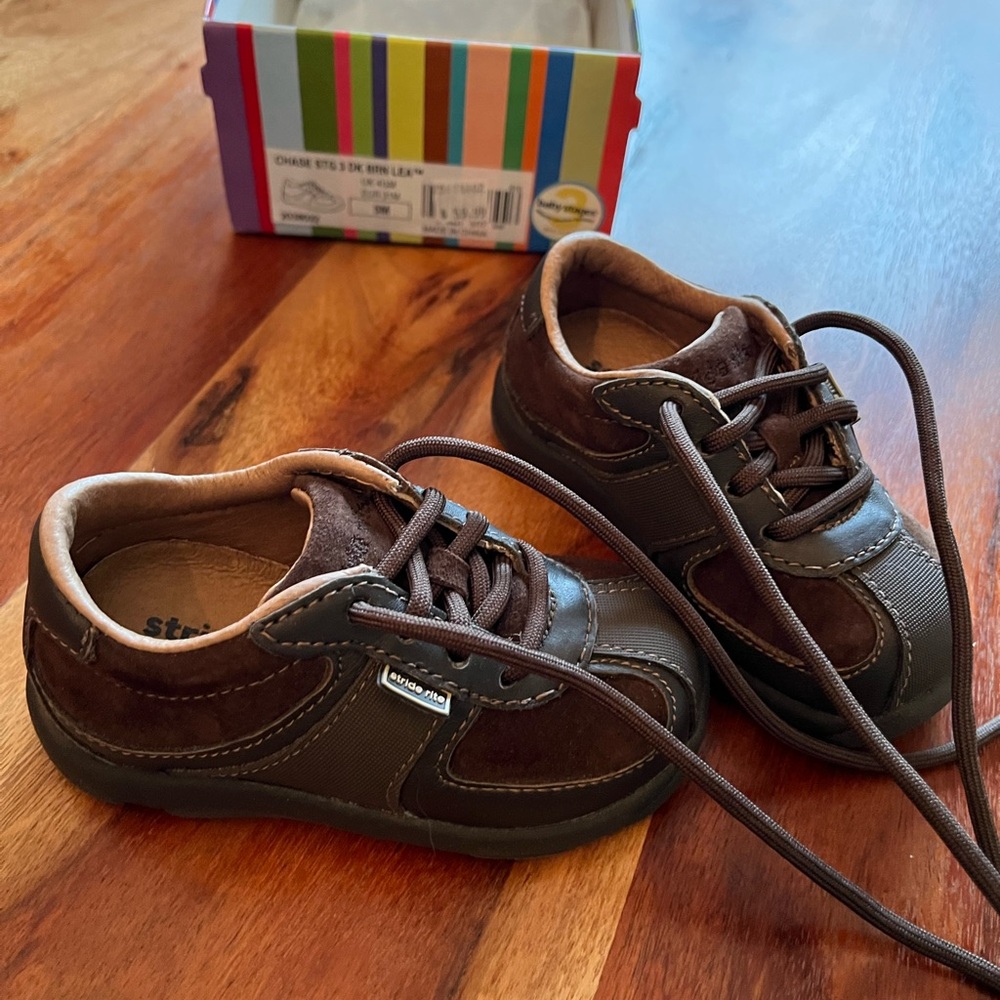 NEW Size 5 (toddler) brown leather shoes